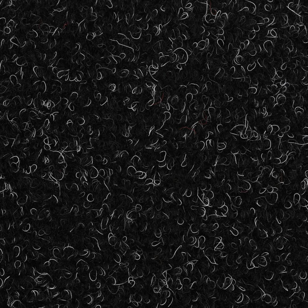 Tapis autoadhésifs de marches 10 pcs Noir 65x21x4 cm Aiguilleté
