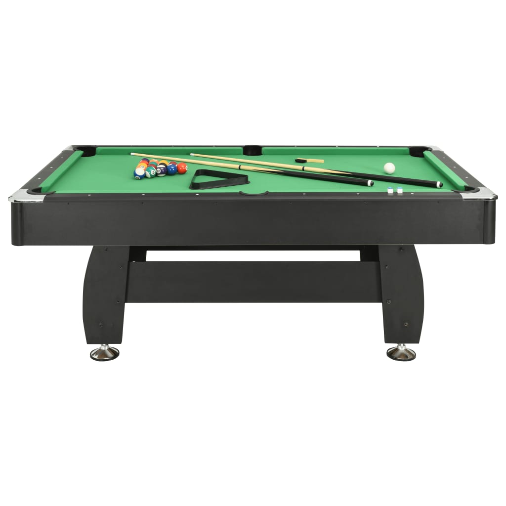 7 Feet Billiard Table 88 kg 214x122x79 cm Black