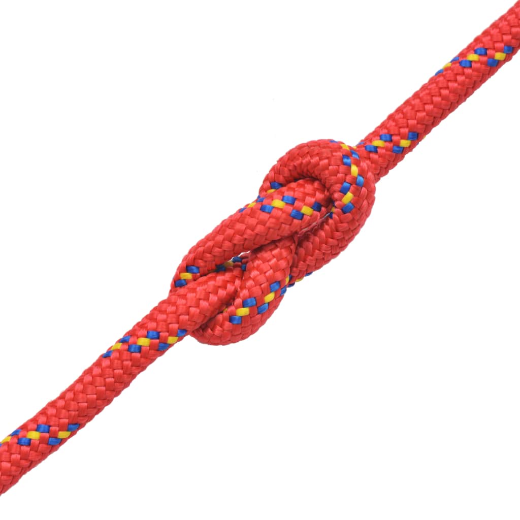 Marine Rope Polypropylene 12 mm 50 m Red