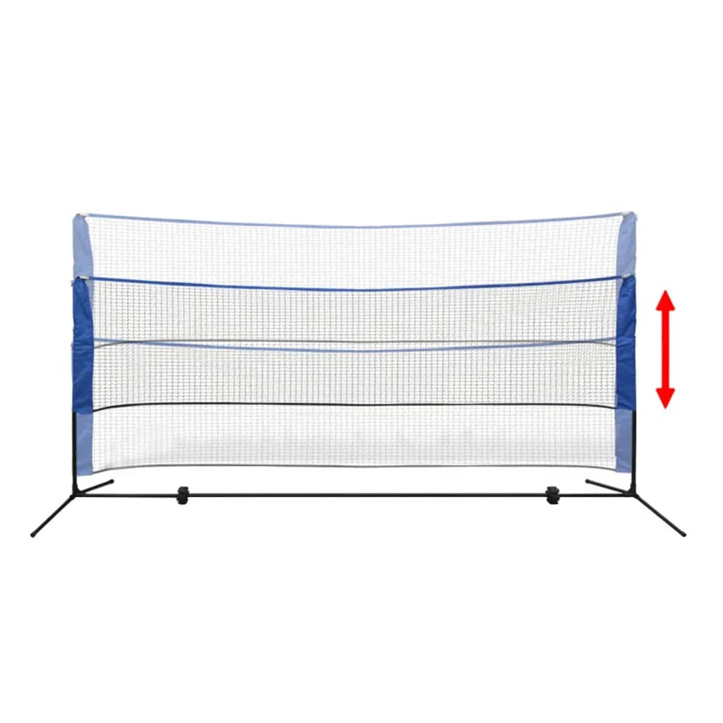 Filet de badminton avec volants 300 x 155 cm