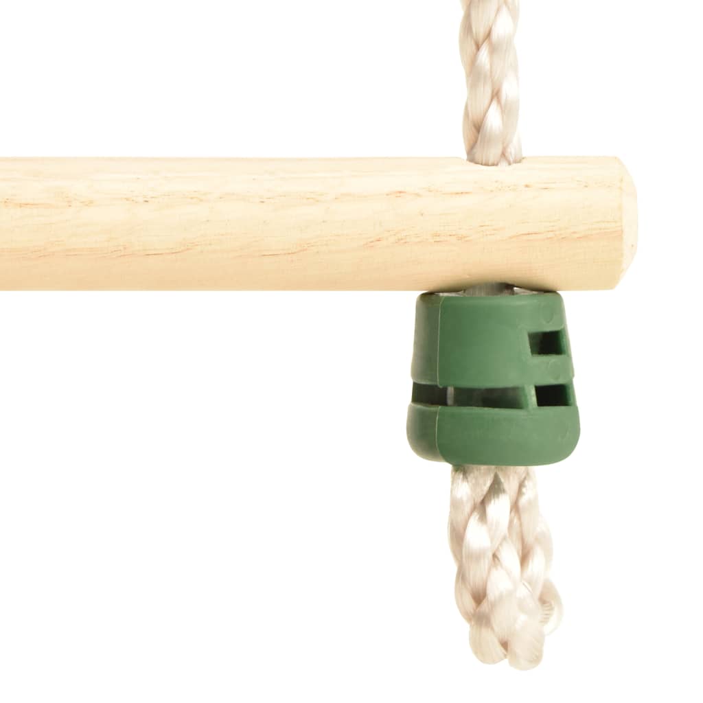 Kid's Rope Ladder Solid Wood and PE 30x168 cm