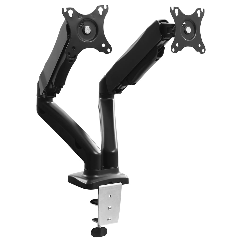 TV Monitor Desk Mount 13"-27" with Gas Spring Dual Arm
