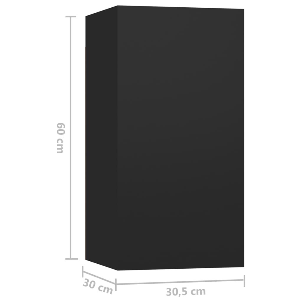 Bistrotisch Schwarz 40 x 46 cm Stahl und Glas