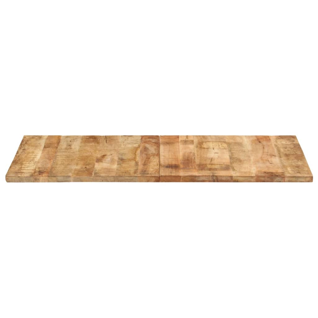 Tischplatte 120x60x(2,5-2,7) cm Raues Mangoholz  