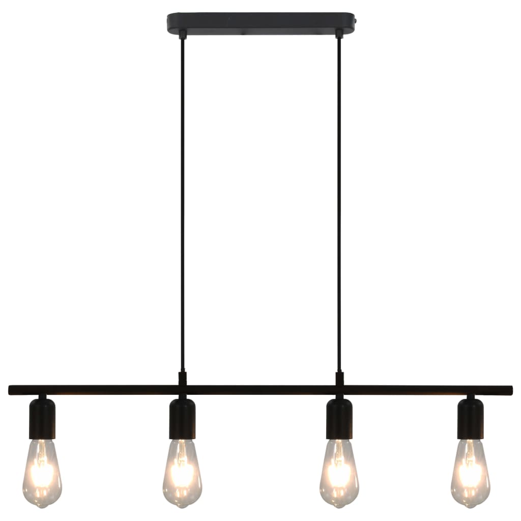 Ceiling Lamp Black 80 cm E27