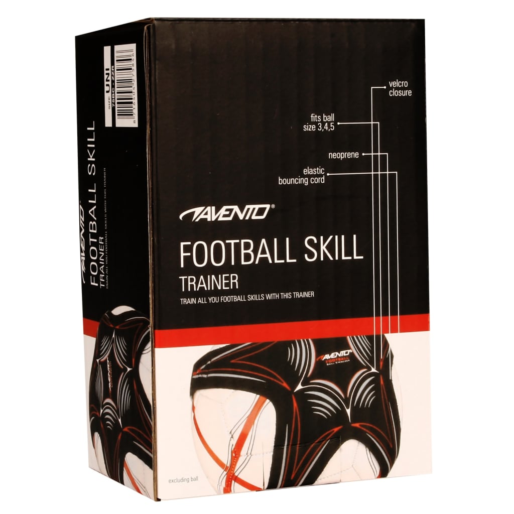 Avento Fussball-Trainingsgerät Schwarz und Rot 