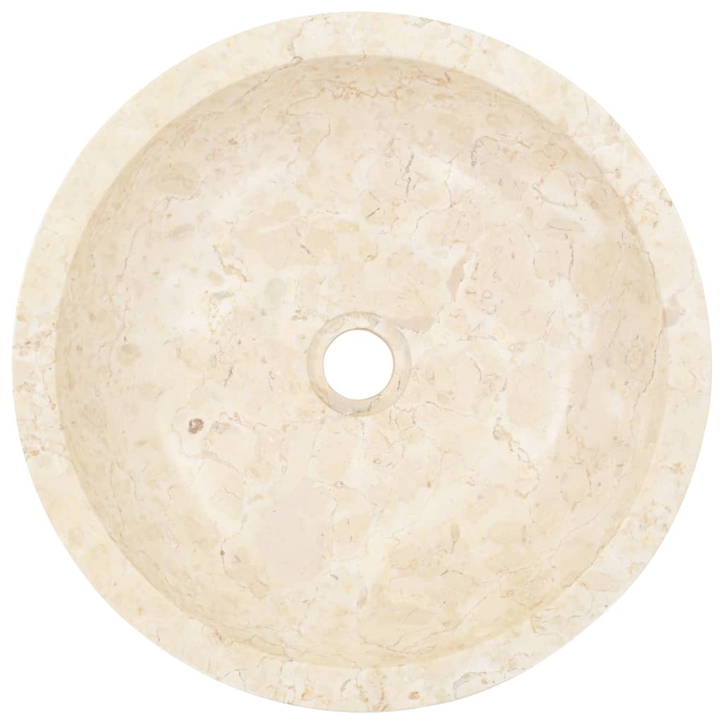 Évier 40 x 12 cm Marbre Crème