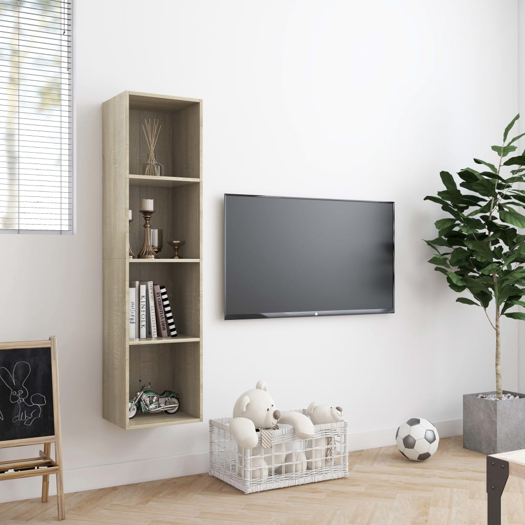 Book Cabinet/TV Cabinet Sonoma Oak 143x30x36 cm