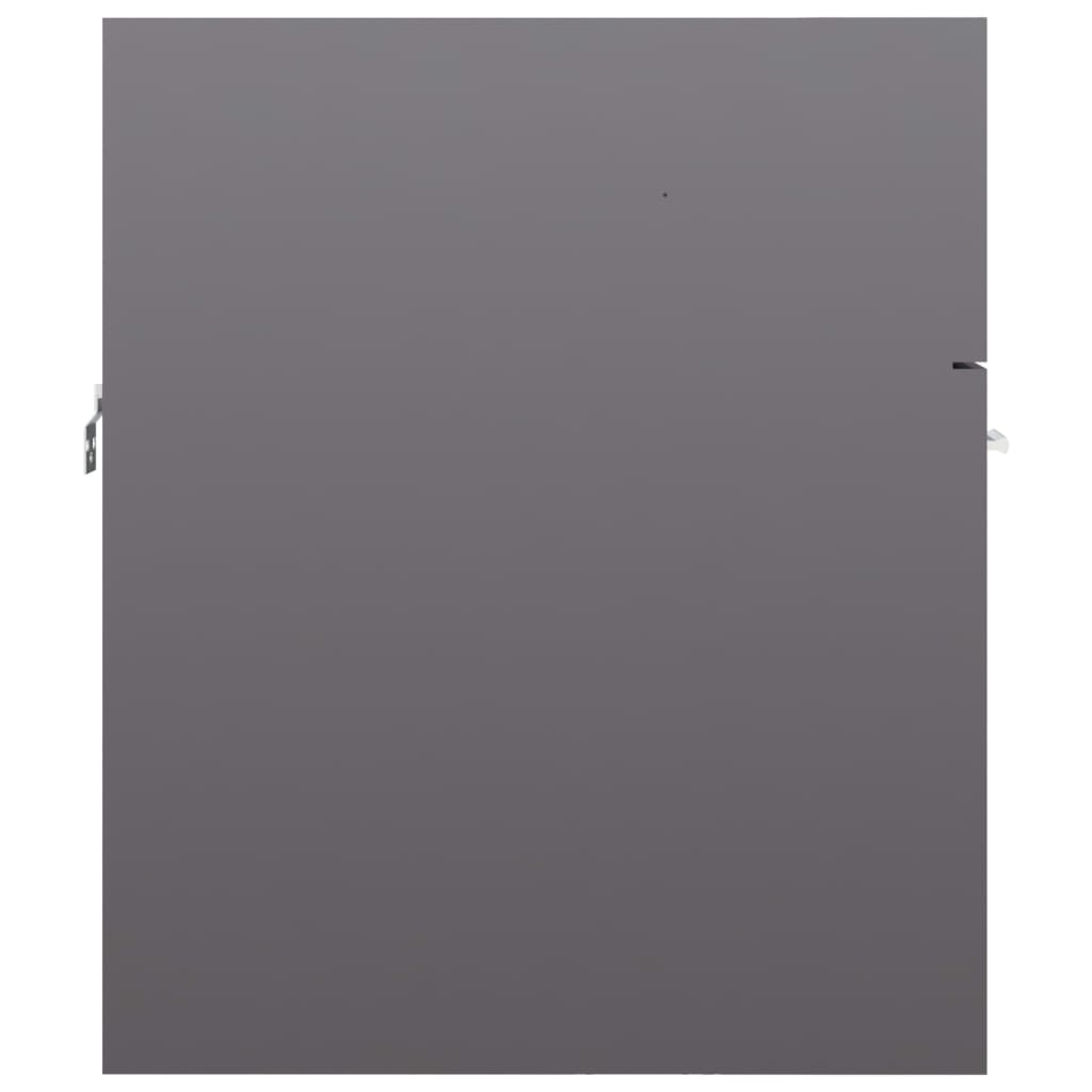 Waschbeckenunterschrank Hochglanz-Grau 41x38,5x46cm