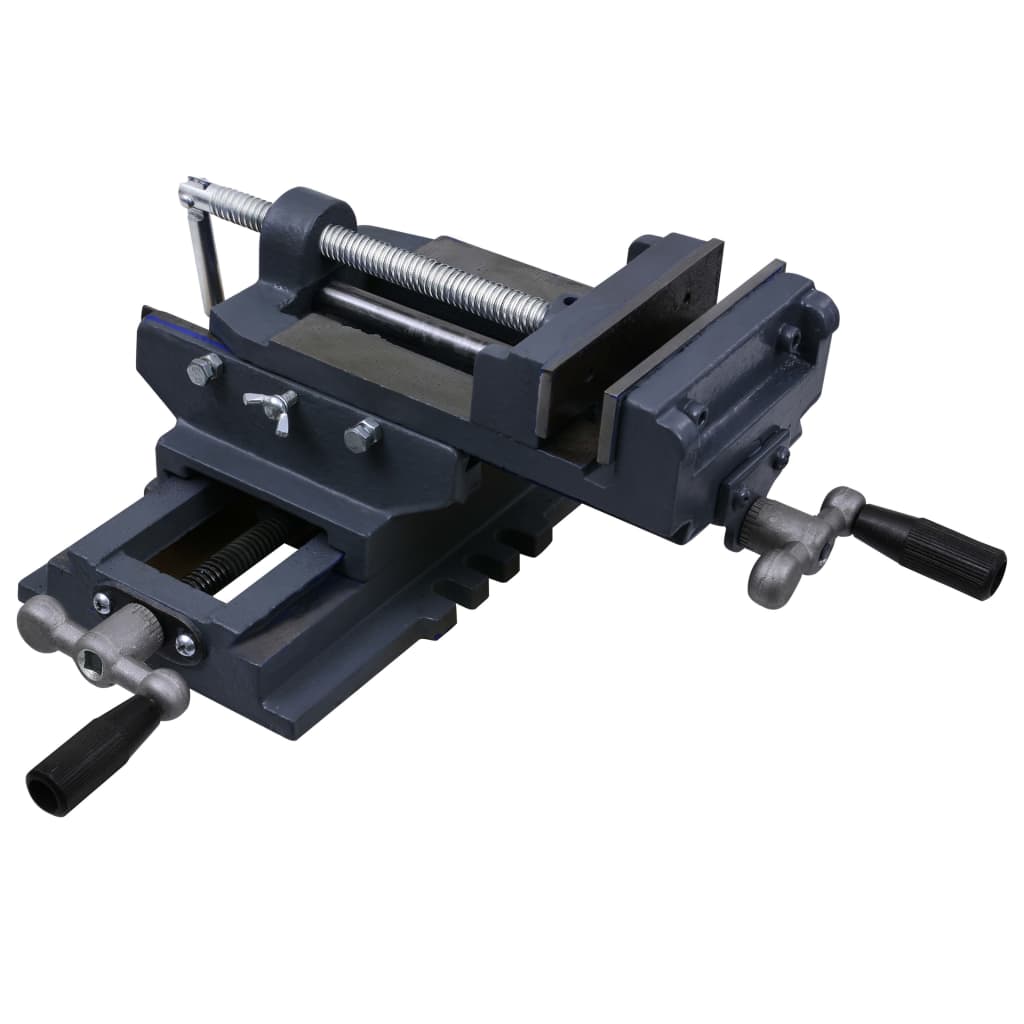 Manually Operated Cross Slide Drill Press Vice 127 mm