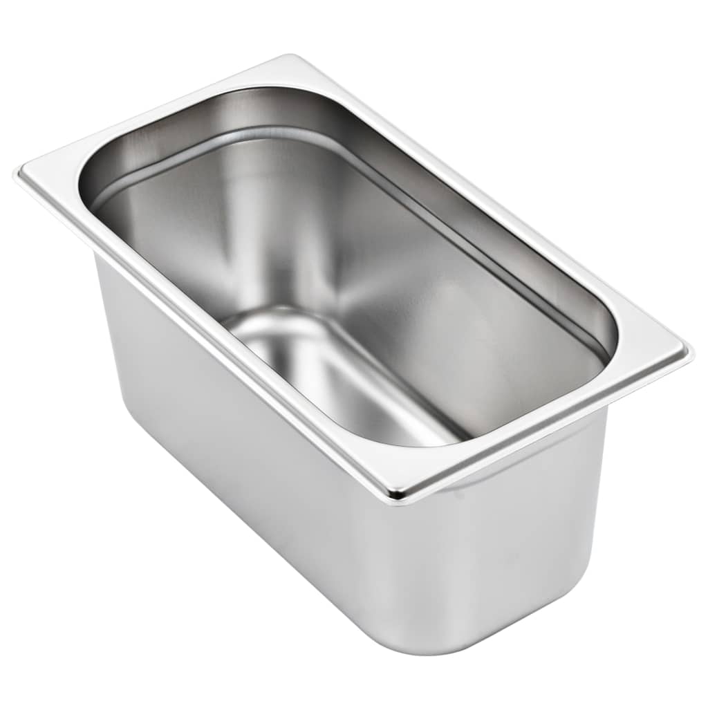 Gastronorm Containers 4 pcs GN 1/3 150 mm Stainless Steel