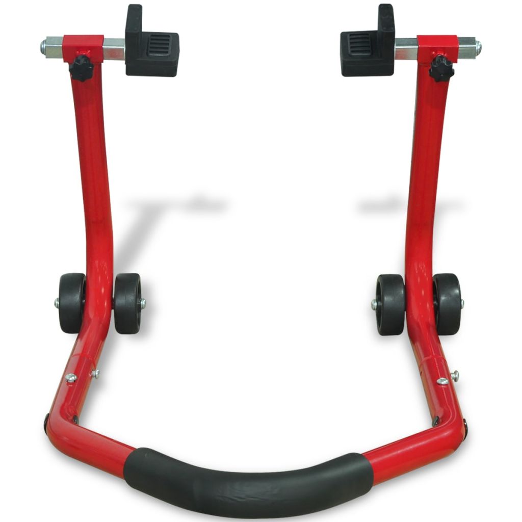 Motorcycle Rear Paddock Stand Red