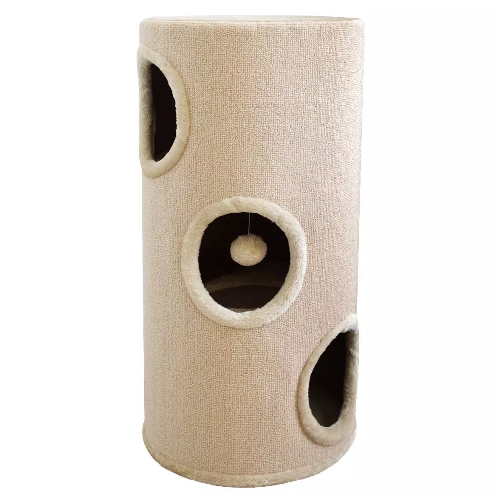 Beige Cathouse/Scratching Post 70 cm