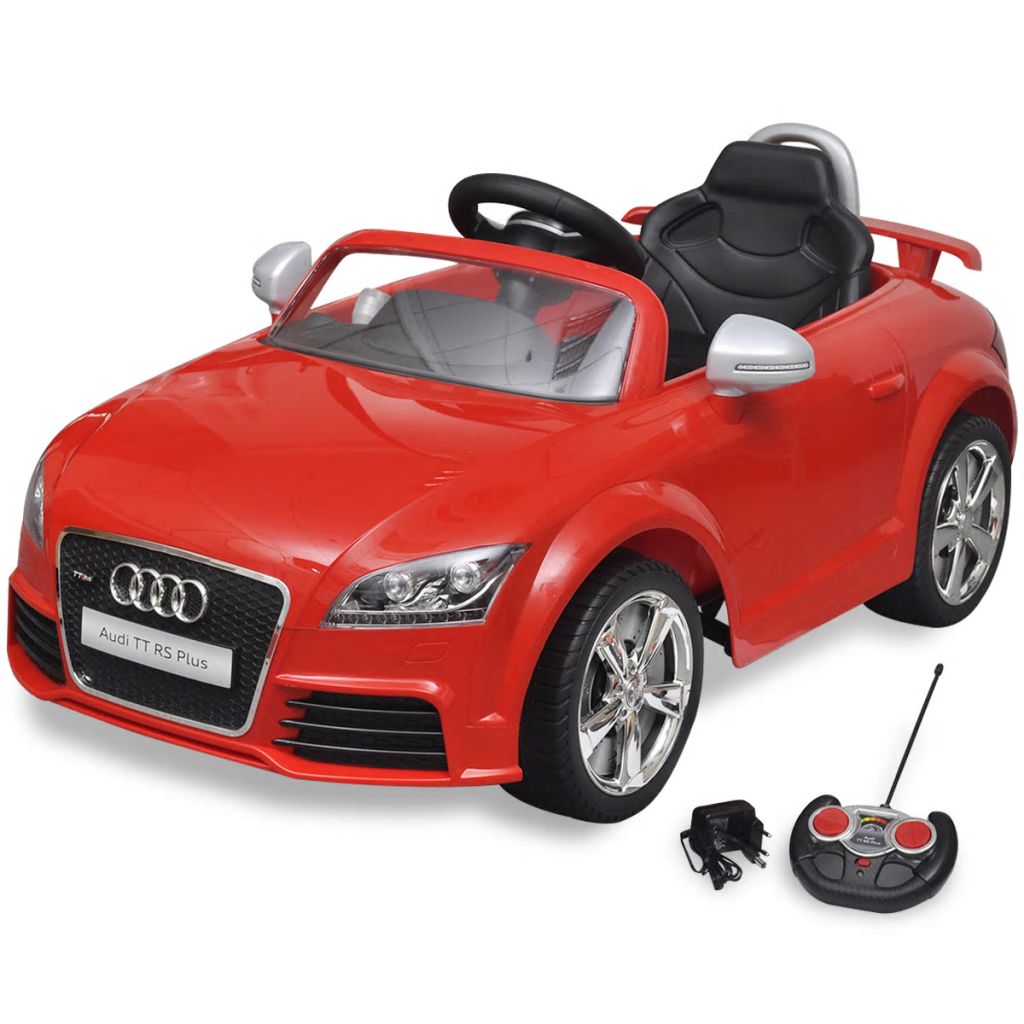 Aufsitzauto für Kinder Audi TT RS mit Fernsteuerung Rot