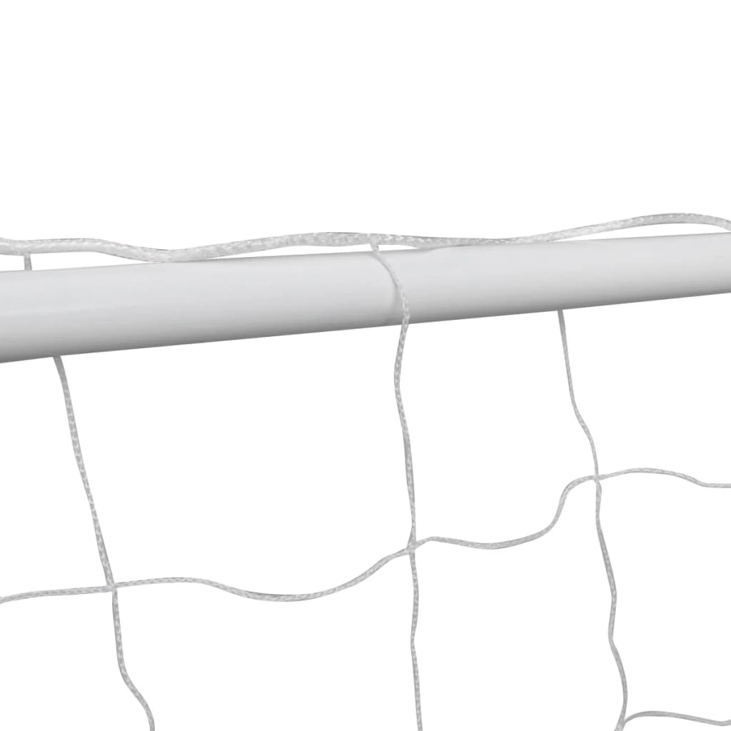 Fussballtor mit Netz 240x90x150 cm Stahl Hochwertig