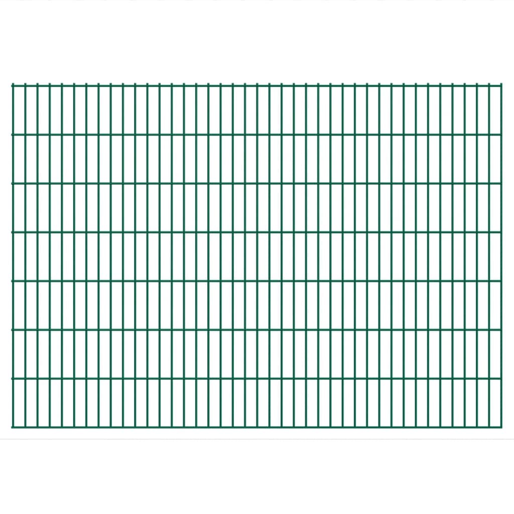 2D Garden Fence Panel 2.008x1.43 m  Green