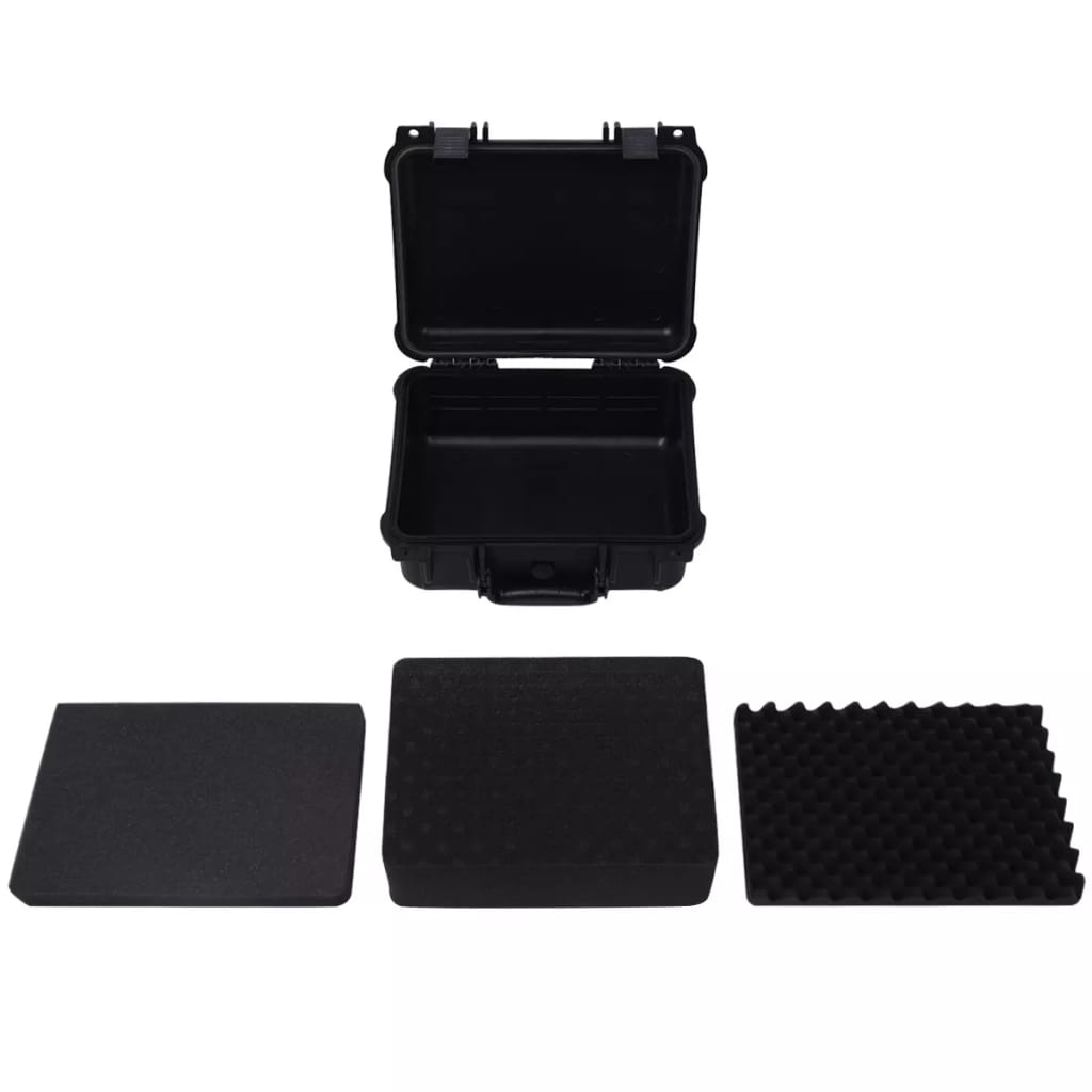Boîte de protection pour équipement 35 x 29,5 x 15 cm noir