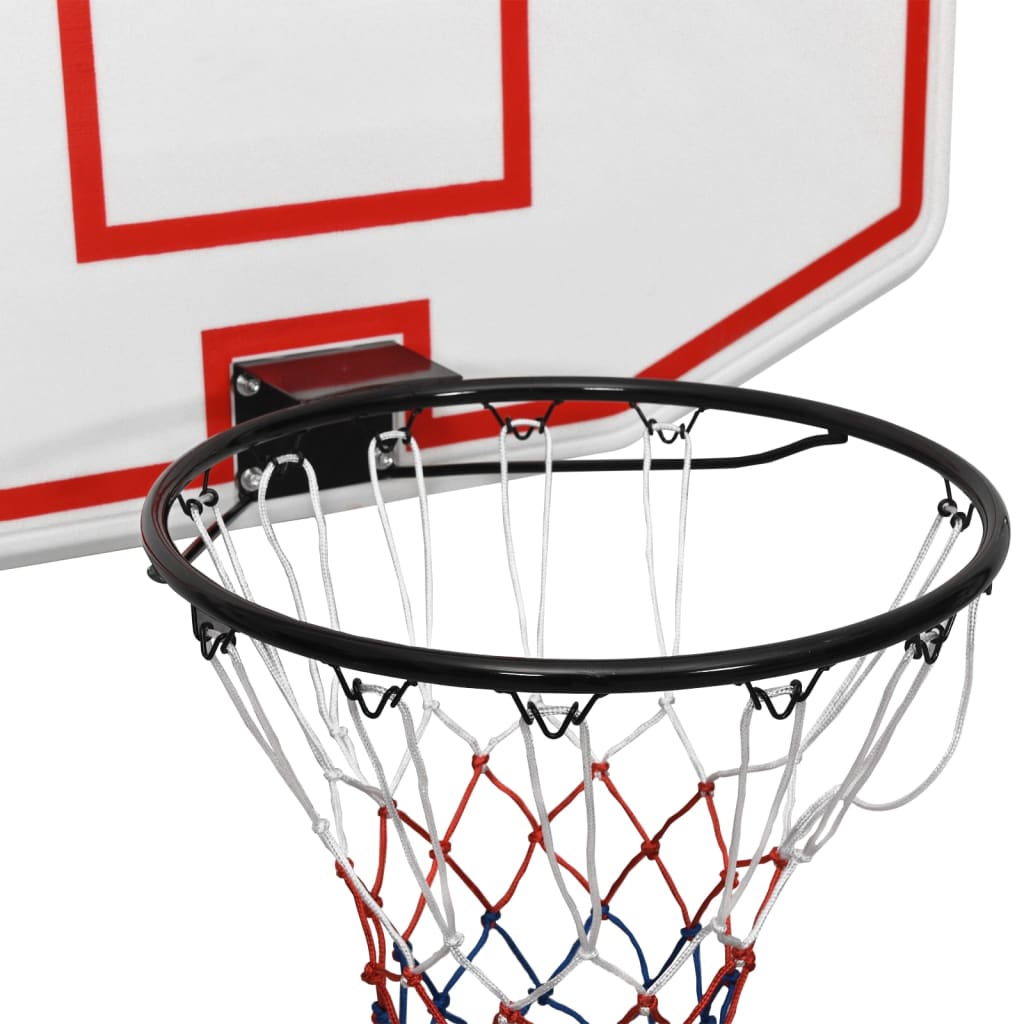 Basketballkorb Weiss 109x71x3 cm Polyethylen