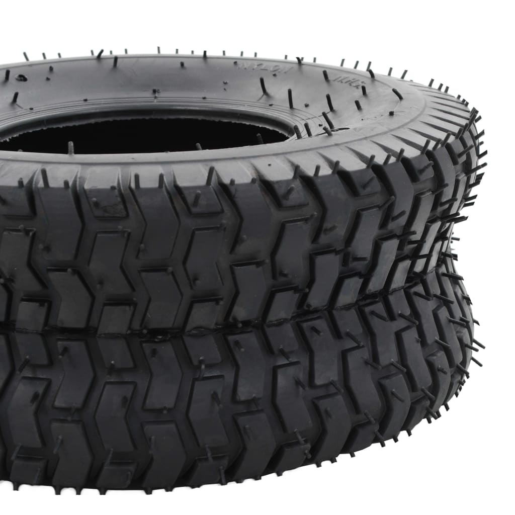 Wheelbarrow Tyres 2 pcs 15x6.00-6 4PR Rubber