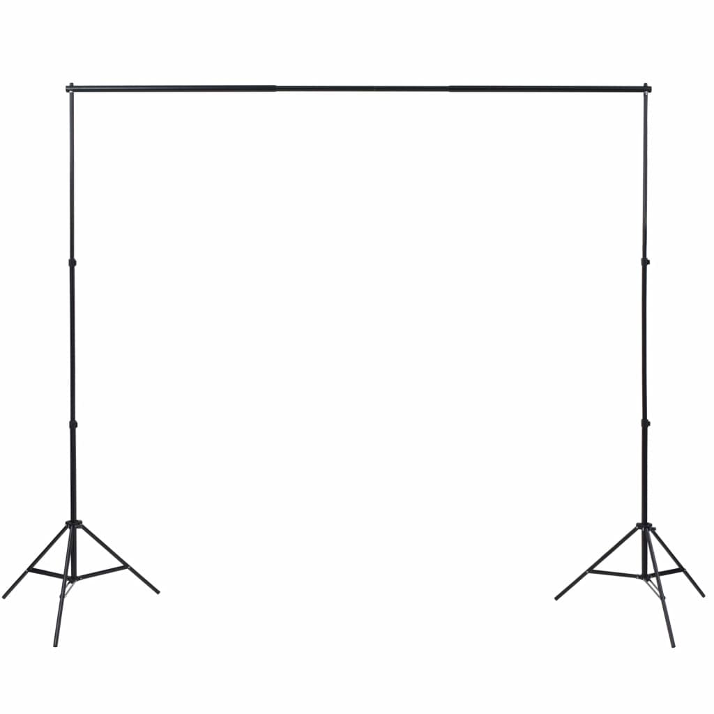 Fotostudio Set 3 Baumwolle-Hintergründe Rahmen verstellbar 3x3m