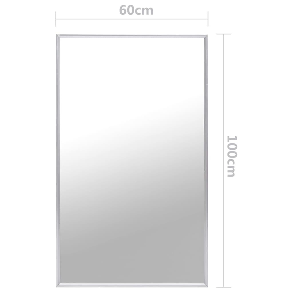 Mirror Silver 100x60 cm