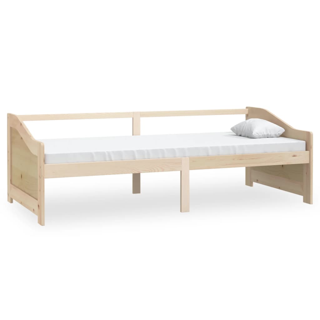 3-Seater Day Bed Solid Pinewood 90x200 cm