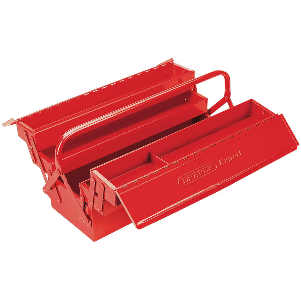 Draper Tools Expert Cantilever Tool Box 53x20x21 cm Red