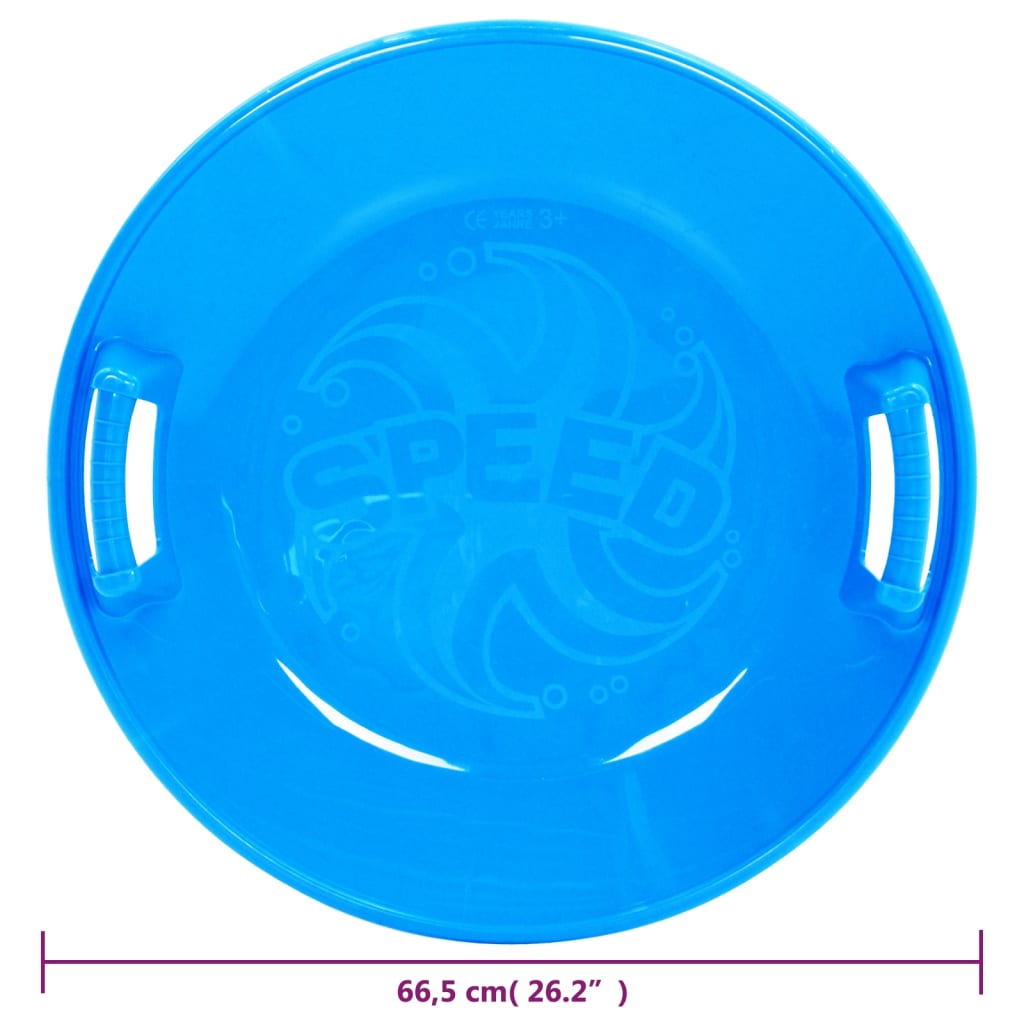 Luge ronde Bleu 66,5 cm PP