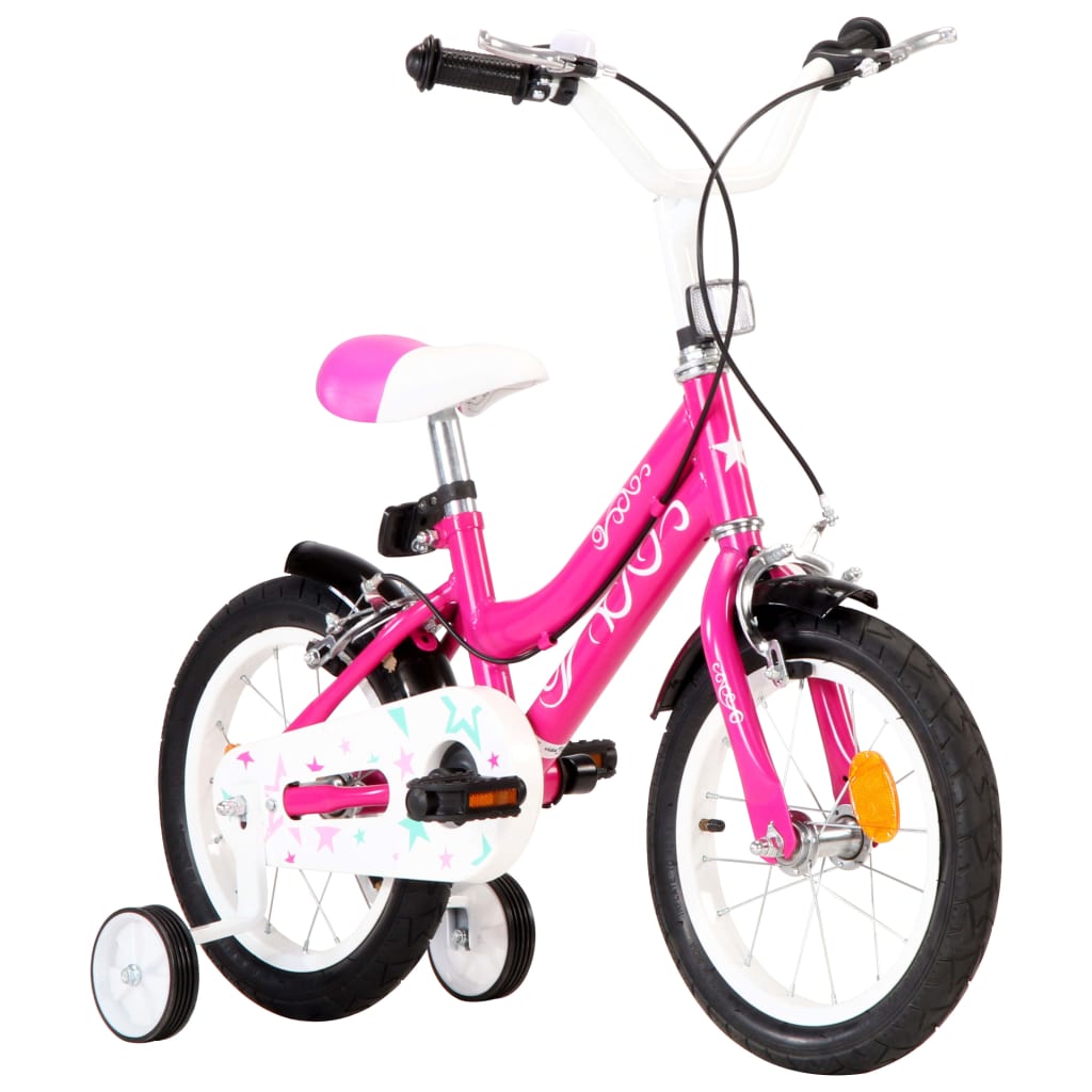 Kids Bike 14 inch Black and Pink