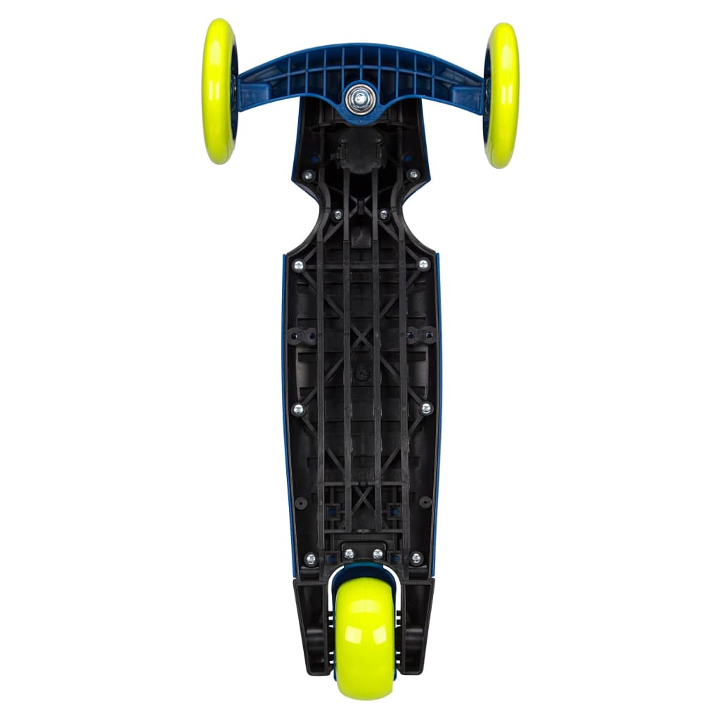 Nijdam Scooter à 3 roues Tri-Surfer Maxi Bleu marine et jaune