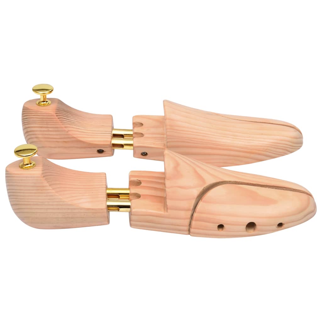 Shoe Trees 5 Pairs Size 44-45 Solid Pine Wood