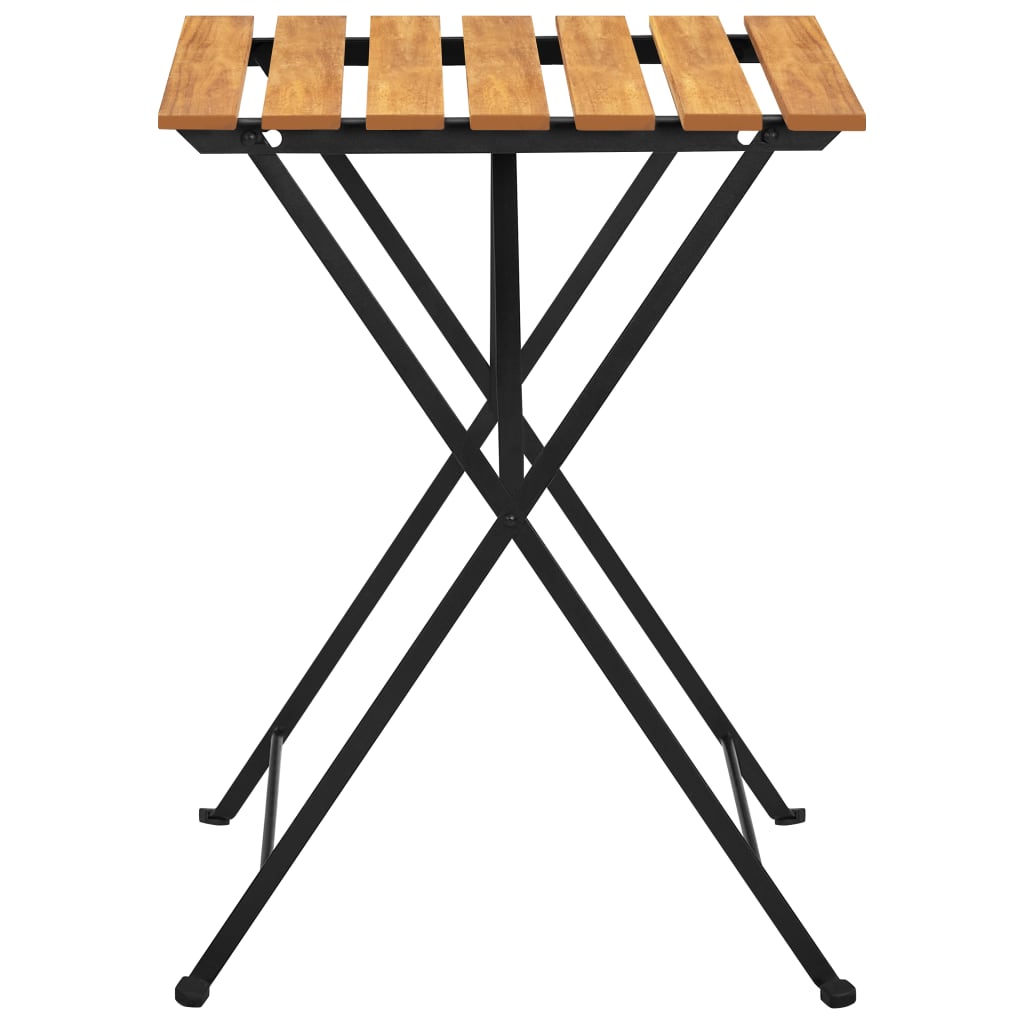 Bistro Table 55x54x71 cm Solid Acacia Wood