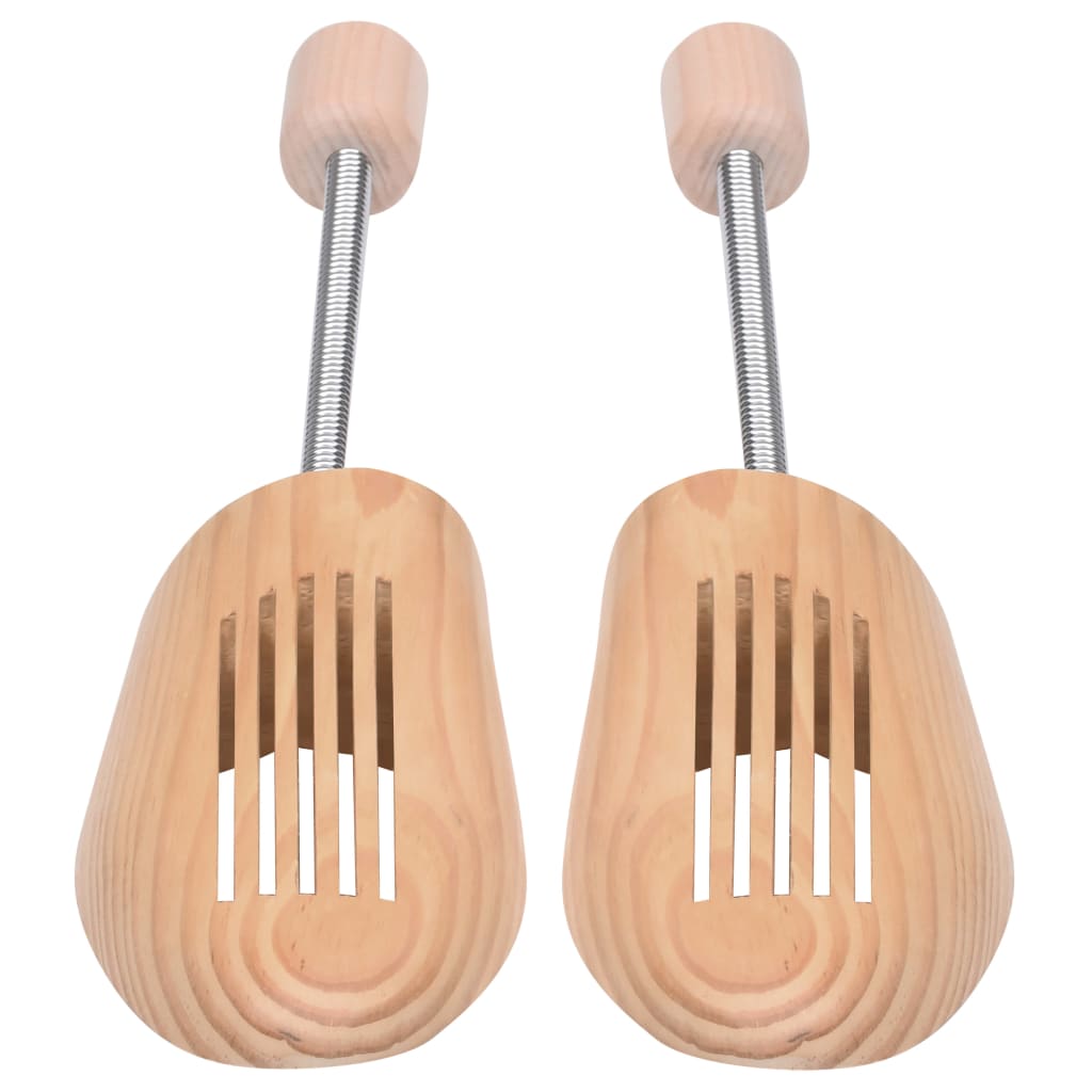 Shoe Trees 10 Pairs Size 42-43 Solid Pine Wood