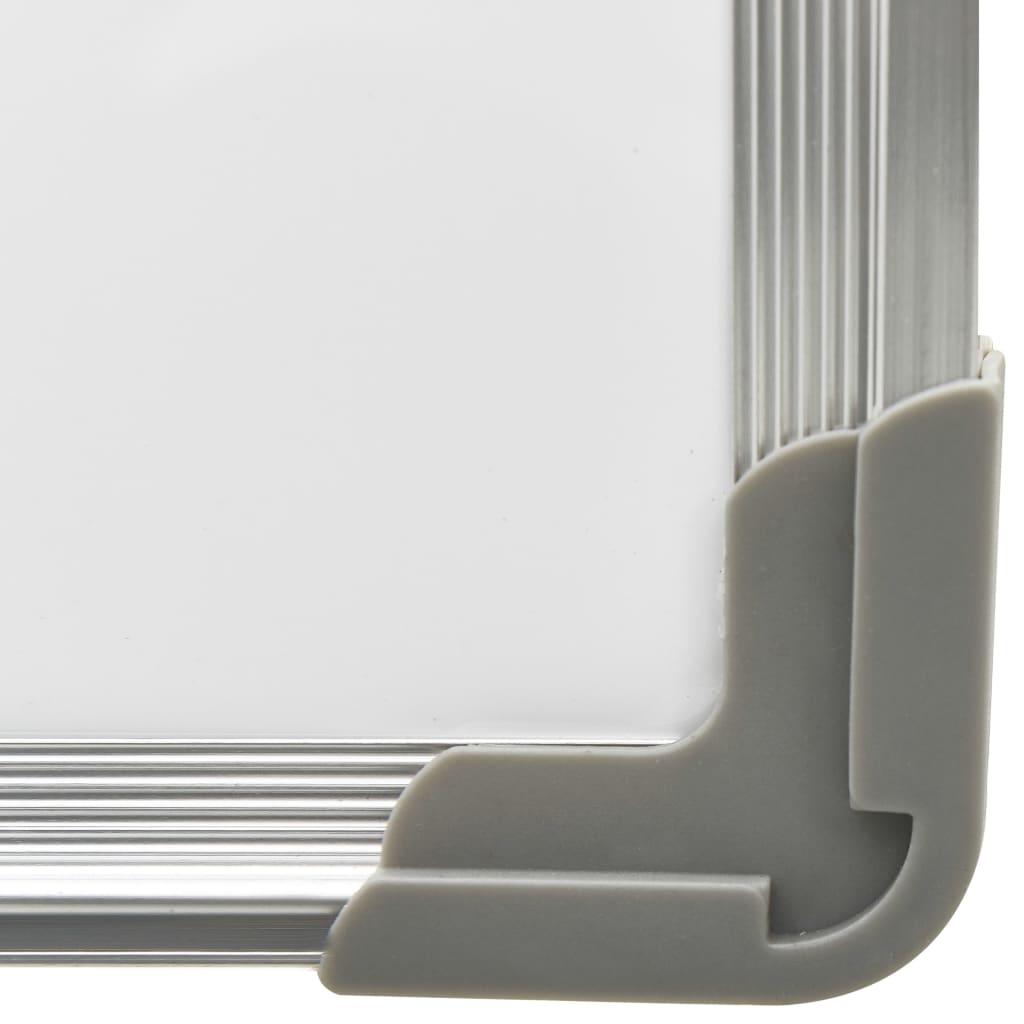 Tableau blanc magnétique effaçable à sec Blanc 70x50 cm Acier