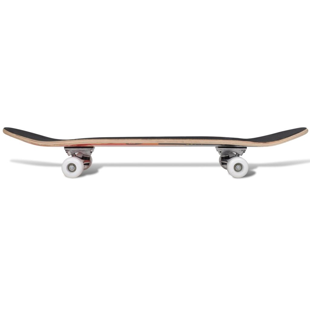 Oval Shape Skateboard 9 Ply Maple Graffiti Design 8"