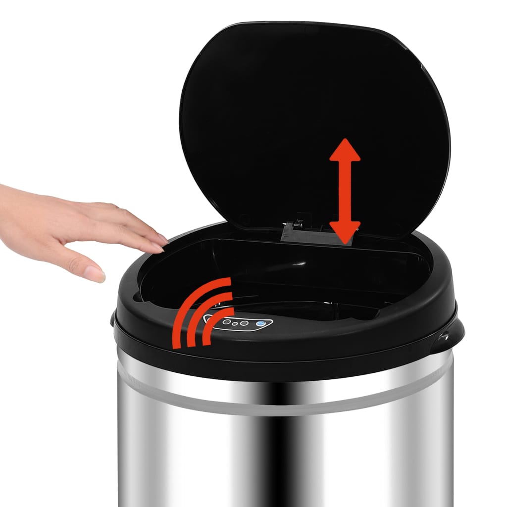 Automatischer Sensor-Mülleimer 50 L Edelstahl