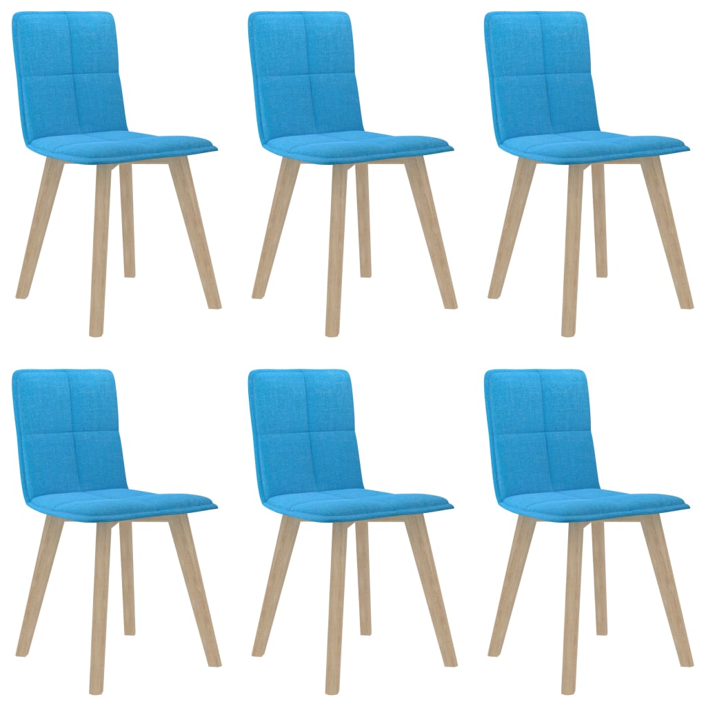 3056397 Dining Chairs 6 pcs Blue (289494+289504)