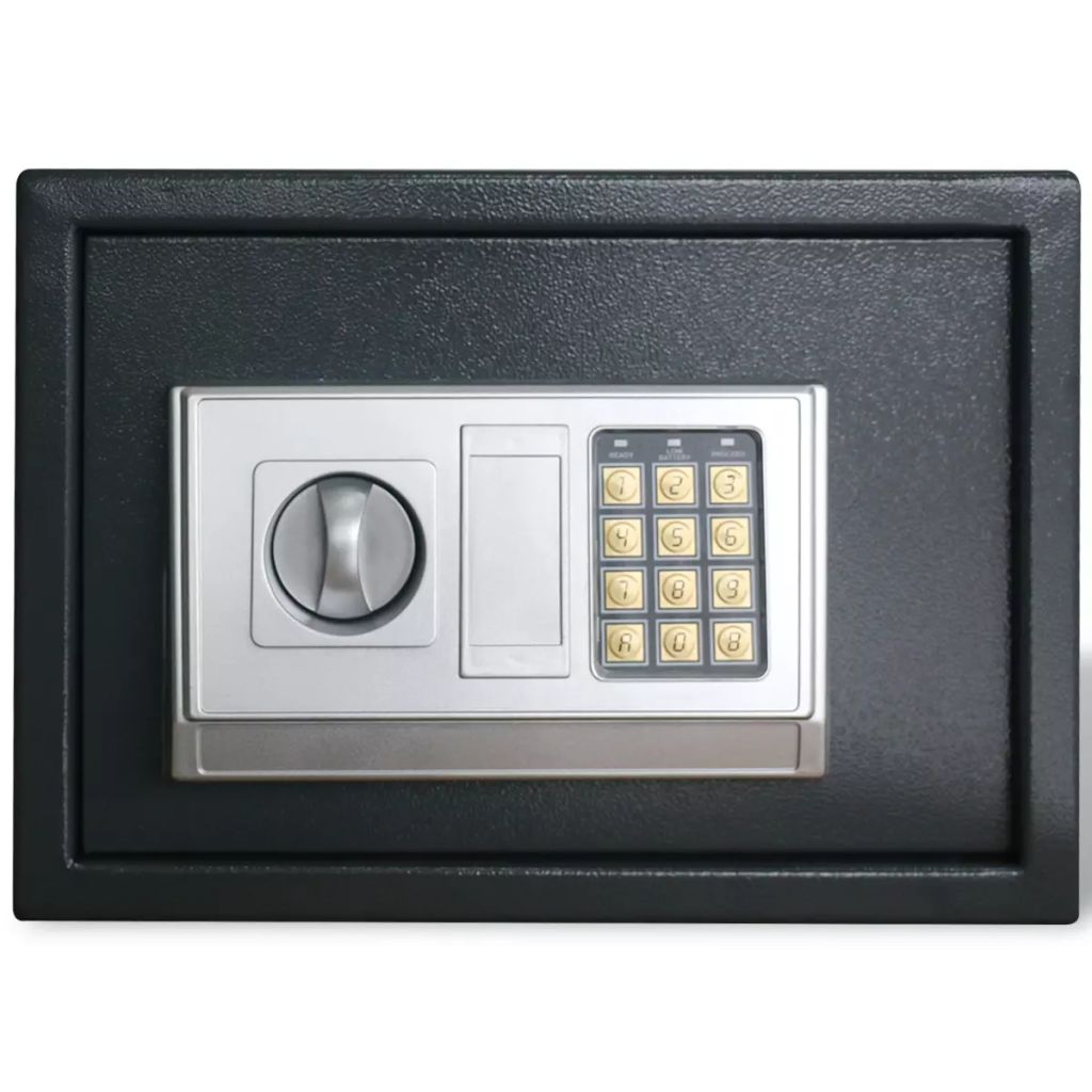 Elektronischer Safe Tresor mit Fachboden 35 x 25 x 25 cm
