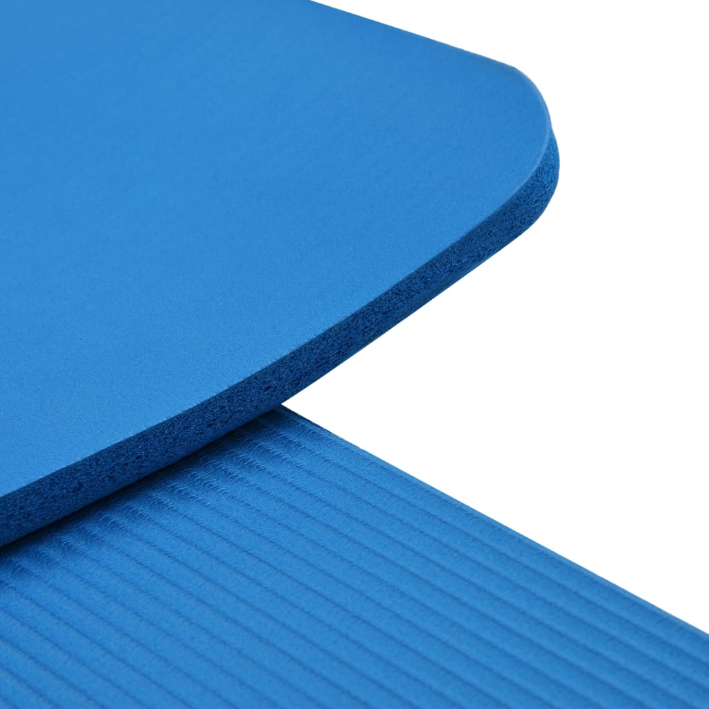 Tapis de yoga 100 x 190 cm EVA Bleu