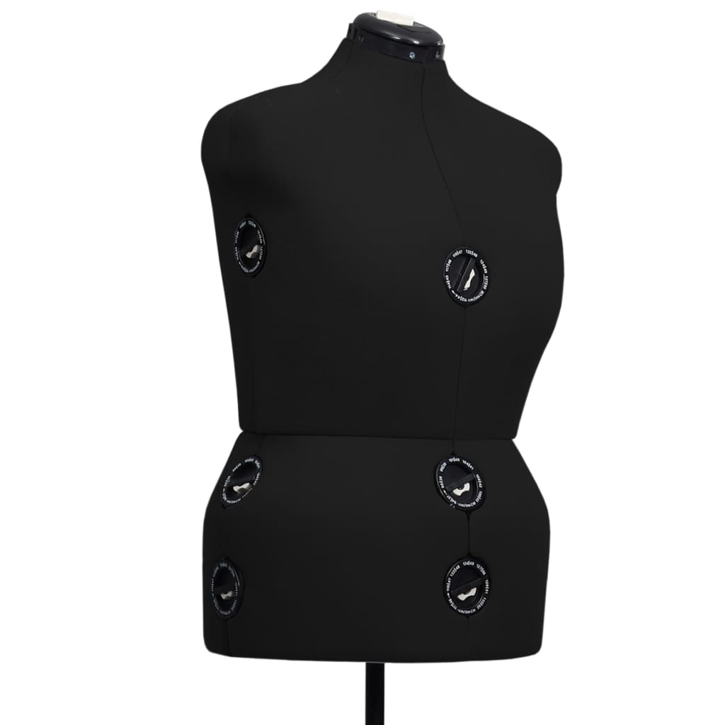 Adjustable Dress Form Female Black L Size 44-50