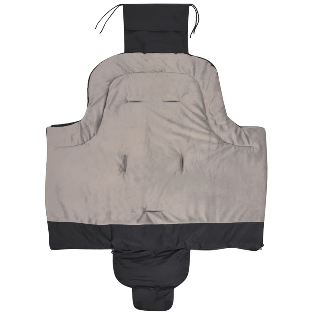 Baby Footmuff / Stroller Bunting Bag 90x45 cm Black