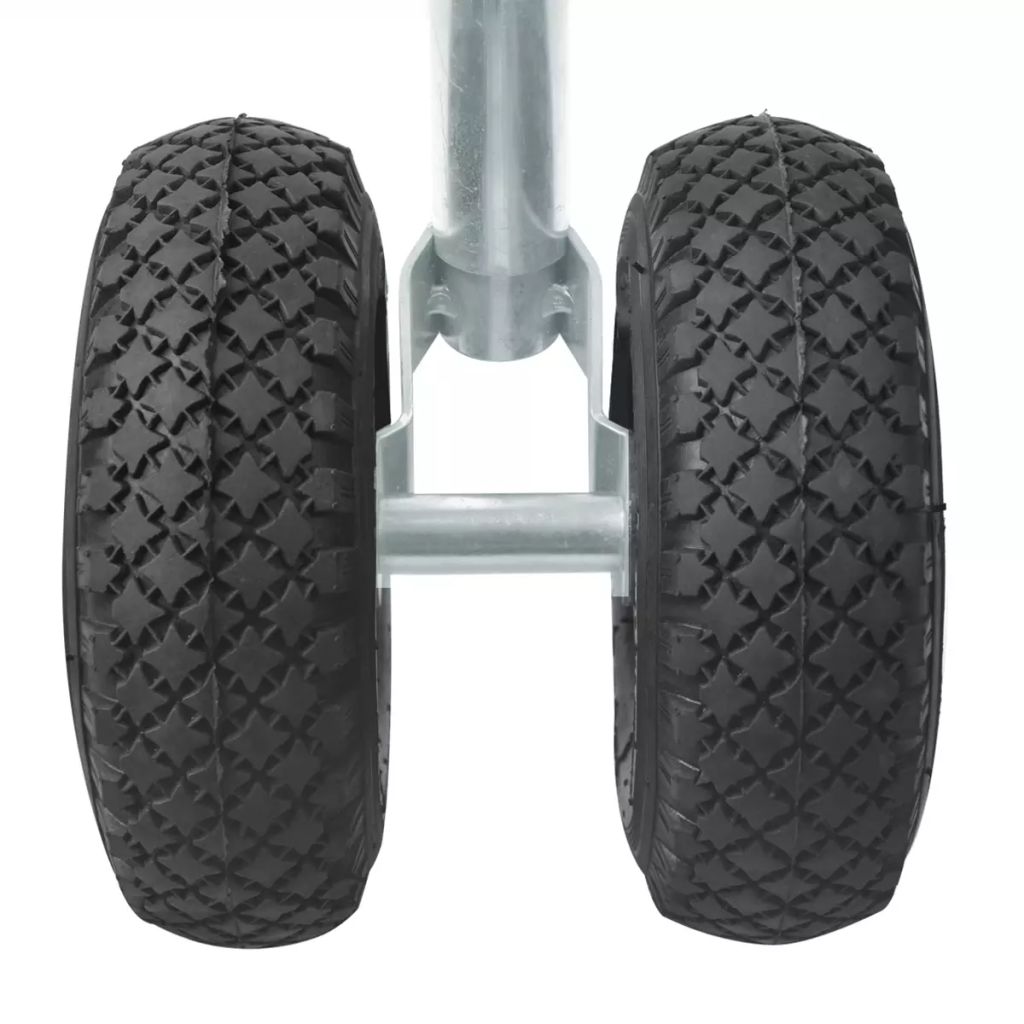 ProPlus Doppel-Stützrad Kunststofffelge +luftgefüllten Reifen 341508