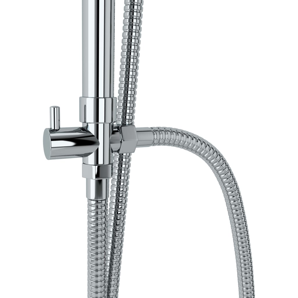 Dual Head Shower Set with Hand Shower Stainless Steel