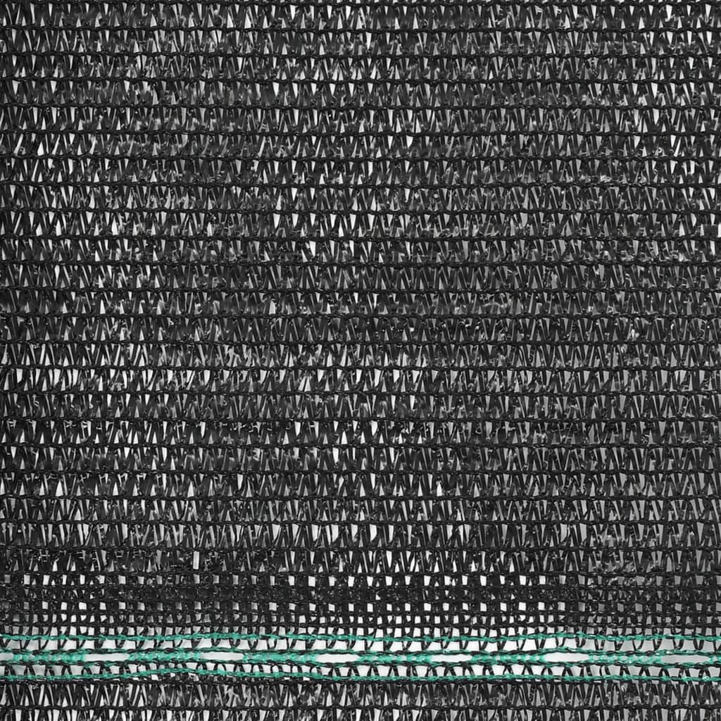 Clôture de tennis PEHD 1,4 x 50 m Noir