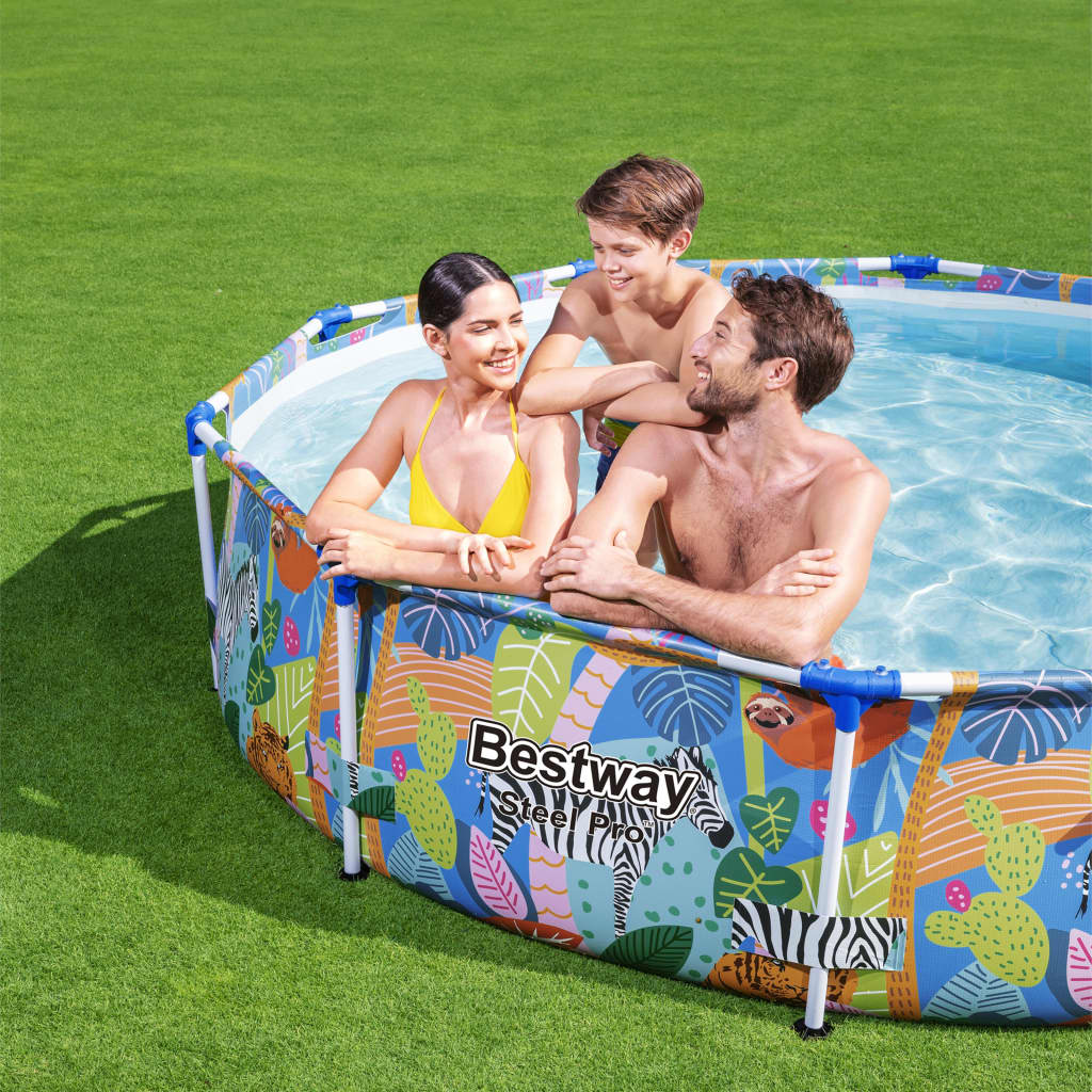 Bestway Ensemble de piscine Steel Pro Cadre 305x66 cm 