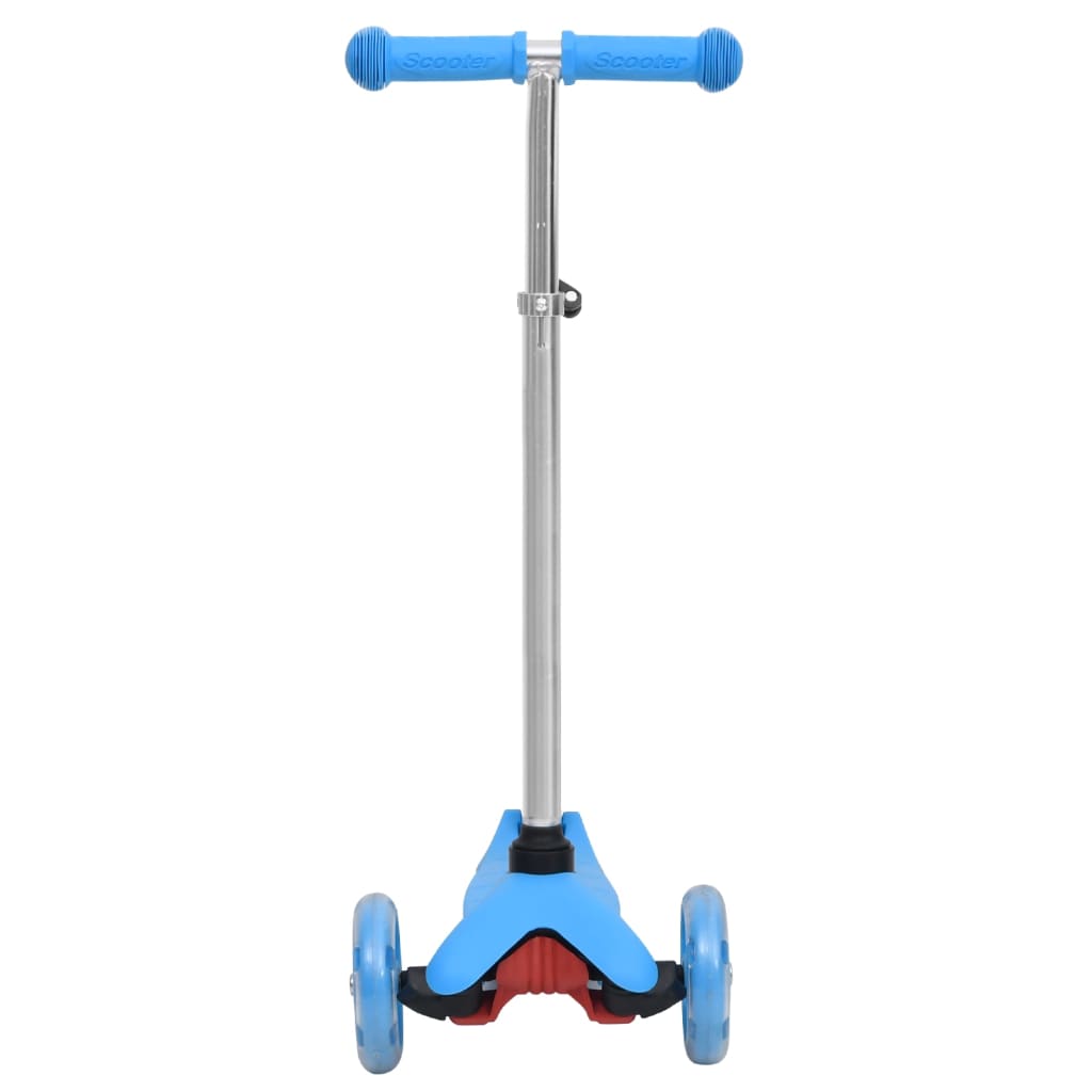 3-Rad-Kinderroller mit Verstellbarem Aluminium-Lenker Blau