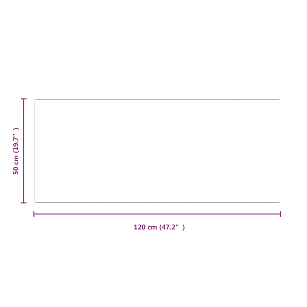 Kaminofen Glasplatte 100x50 cm