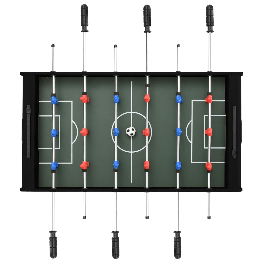 Mini Soccer Table 69x37x62 cm Black