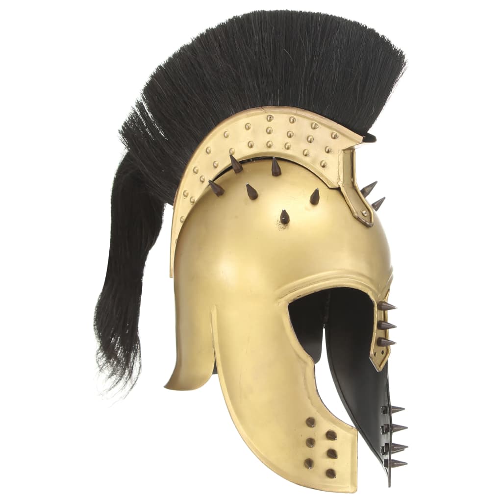 Griechischer Krieger-Helm Antik Replik für LARP Messing Stahl