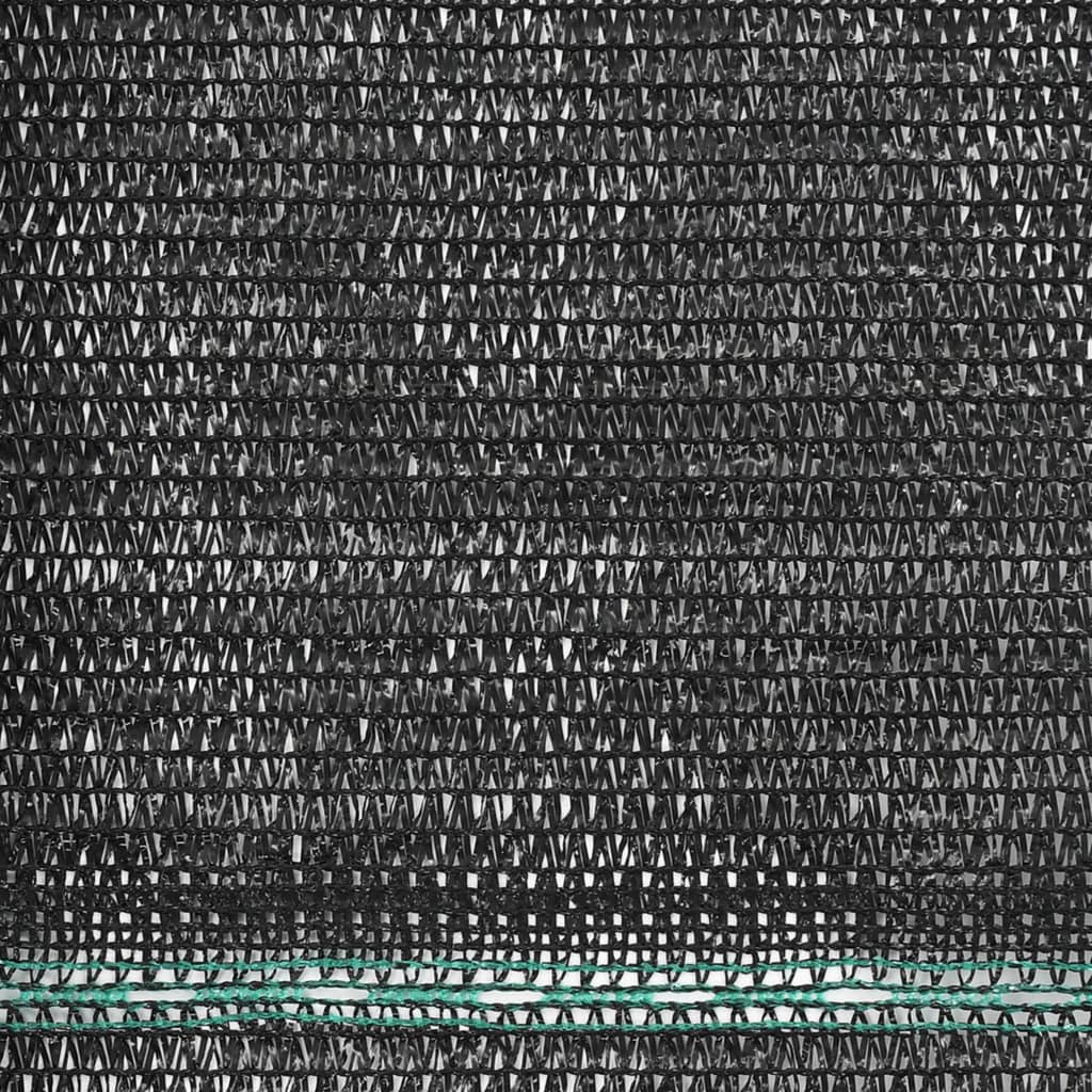 Tennisblende HDPE 1,2x50 m Schwarz
